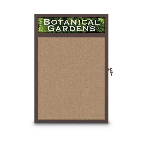 Open Faced Traditional Corkboard, 60x48"